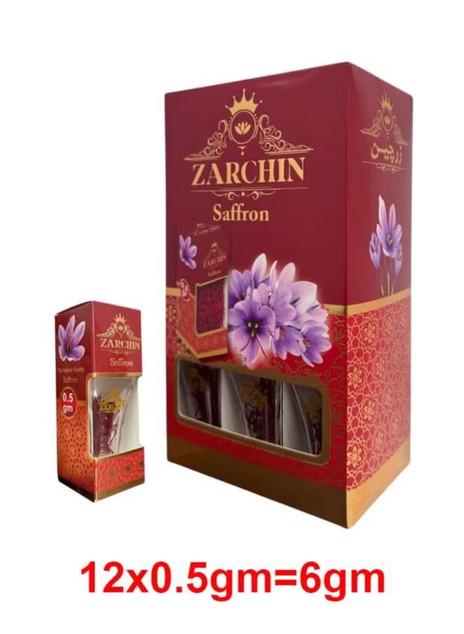 Saffron Family Pack , Super Negin Saffron 12 x 0.5 Grams